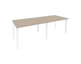 Стол переговорный (2 столешницы) на П-образном м/к 2360x980x750 Onix images
