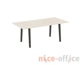 Стол переговорный, опоры - массив дерева 198x98x75 Оникс Вуд Директ / Onix Wood Direct images
