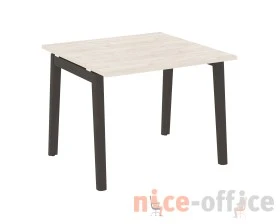Стол переговорный (1 столешница), опоры - массив дерева 98x98x75 Оникс Вуд / Onix Wood images