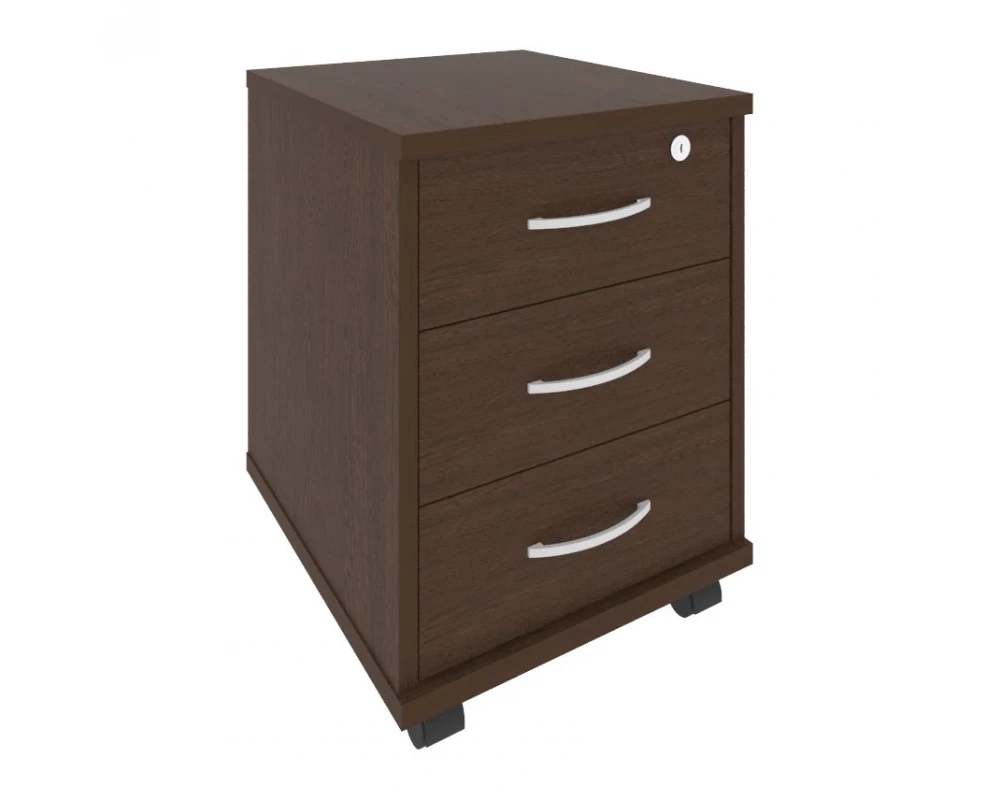 Тумба подкатная 3 ящика с замком Riva