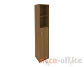 Шкаф высокий узкий правый 1 средняя дверь ЛДСП Рива / Riva images