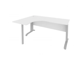 Стол офисный угловой левый металлокаркас 1600x1200x755 Riva images