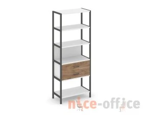 Односекционный стеллаж пятиярусный с ящиками 810х400х1980 Шелф Систем / Shelf System images