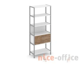 Односекционный стеллаж пятиярусный с ящиками 810х400х1980 Шелф Систем / Shelf System images