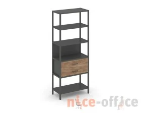 Односекционный стеллаж пятиярусный с ящиками 810х400х1980 Шелф Систем / Shelf System images