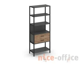 Односекционный стеллаж пятиярусный с ящиками 810х400х1980 Шелф Систем / Shelf System images