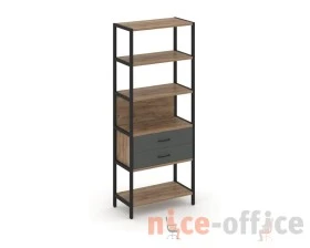 Односекционный стеллаж пятиярусный с ящиками 810х400х1980 Шелф Систем / Shelf System images