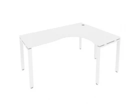 Стол криволинейный правый на П-образном м/к 160x120x75 Metal System images