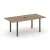 Дуб табак/Металл антрацит/Заглушка антрацит