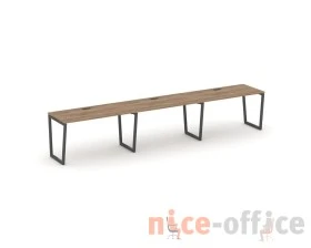 Рабочая станция 1 сторон. SN-4T2.ORS-032 3540х600х750 Стайл Проджект Фьюжн / Style Project Fusion images