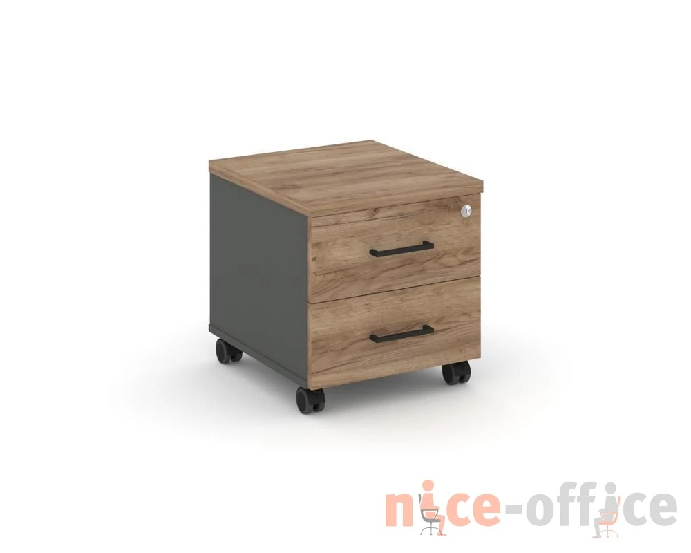 Тумба мобильная усил. колеса 416х460х437 Стайл Проджект / Style Project
