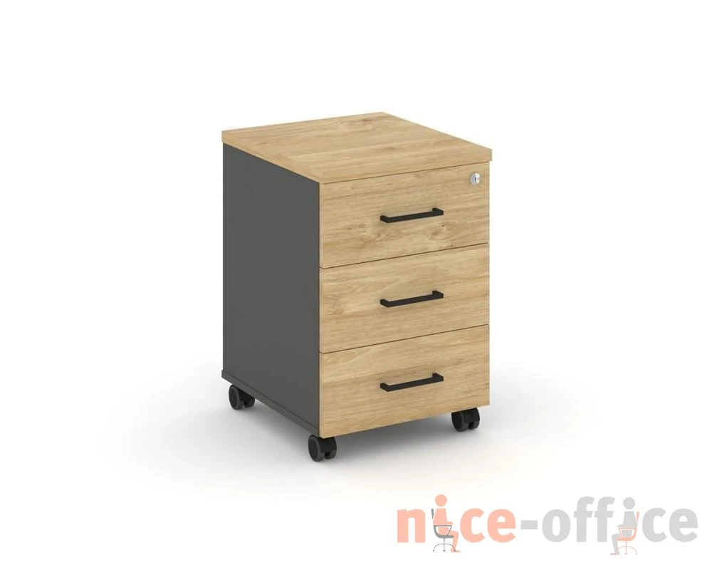 Тумба мобильная усил. колеса 416х460х611 Стайл Проджект / Style Project