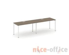 Рабочая станция 1 сторон. на П-образном каркасе 40 мм 2760x600x750 Стайл Проджект / Style Project images