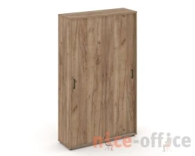 Шкаф-купе комбинир. с полками и выдвижной штангой 1200x400x1982 зад. стенка HDF Стайл Проджект / Style Project images