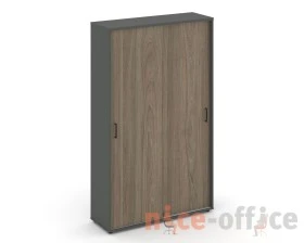 Шкаф-купе комбинир. с полками и выдвижной штангой 1200x400x1982 зад. стенка HDF Стайл Проджект / Style Project images
