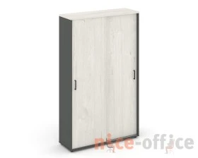 Шкаф-купе комбинир. с полками и выдвижной штангой 1200x400x1982 зад. стенка HDF Стайл Проджект / Style Project images