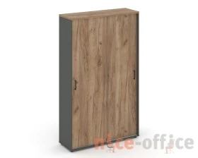 Шкаф-купе комбинир. с полками и выдвижной штангой 1200x400x1982 зад. стенка HDF Стайл Проджект / Style Project images