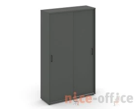 Шкаф-купе комбинир. с полками и выдвижной штангой 1200x400x1982 зад. стенка HDF Стайл Проджект / Style Project images