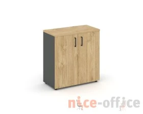 Шкаф низкий широкий закрытый 796x400x833 зад. стенка HDF Стайл Проджект / Style Project images
