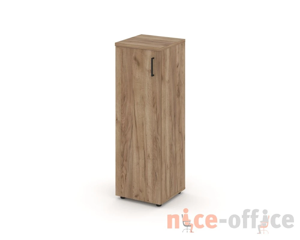 Шкаф средний узкий левый закрытый 400x400x1203 Стайл Проджект / Style Project