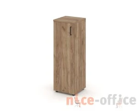 Шкаф средний узкий левый закрытый 400x400x1203 Стайл Проджект / Style Project images