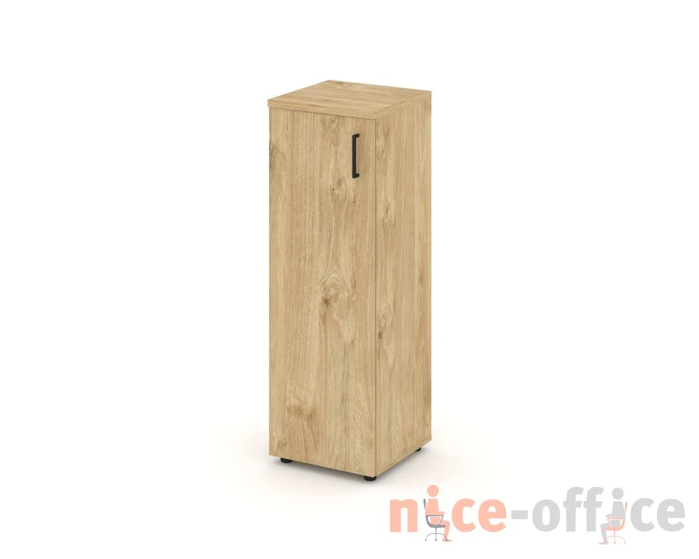Шкаф средний узкий левый закрытый 400x400x1203 Стайл Проджект / Style Project