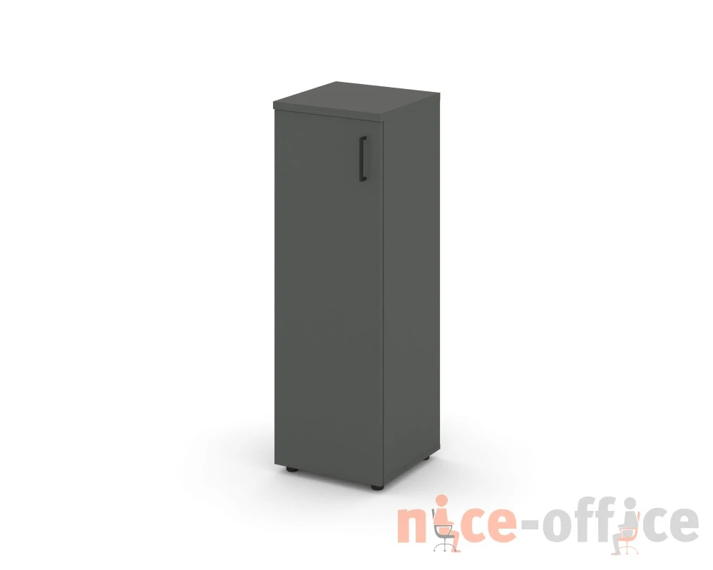 Шкаф средний узкий левый закрытый 400x400x1203 Стайл Проджект / Style Project