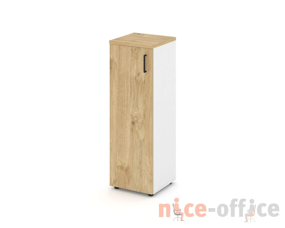Шкаф средний узкий левый закрытый 400x400x1203 Стайл Проджект / Style Project