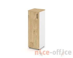 Шкаф средний узкий левый закрытый 400x400x1203 Стайл Проджект / Style Project images