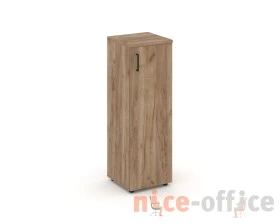Шкаф средний узкий правый закрытый 400x400x1203 Стайл Проджект / Style Project images