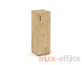 Шкаф средний узкий правый закрытый 400x400x1203 Стайл Проджект / Style Project images