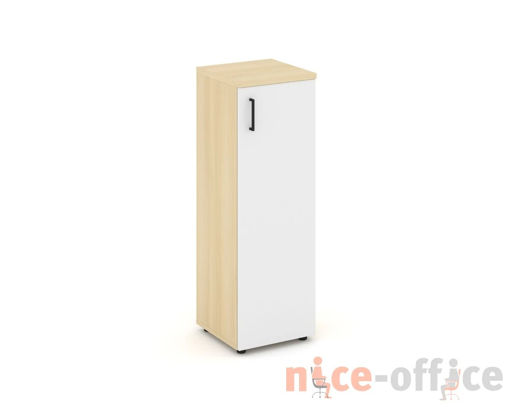 Шкаф средний узкий правый закрытый 400x400x1203 Стайл Проджект / Style Project
