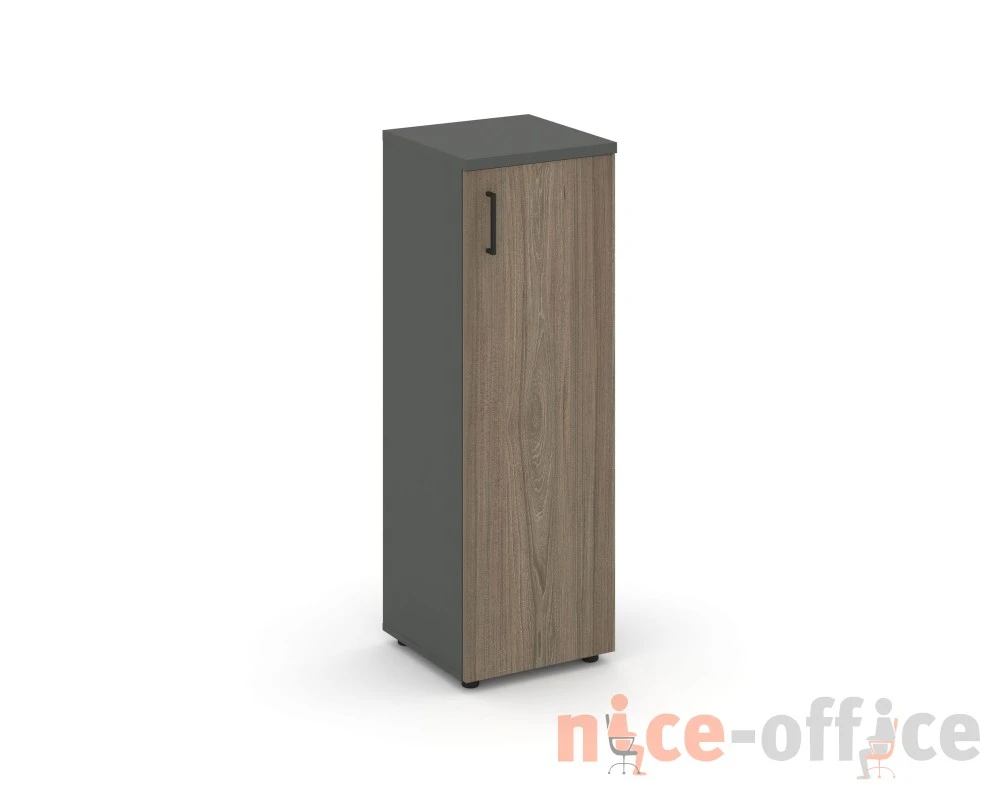 Шкаф средний узкий правый закрытый 400x400x1203 Стайл Проджект / Style Project
