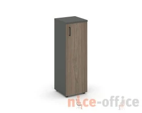 Шкаф средний узкий правый закрытый 400x400x1203 Стайл Проджект / Style Project images