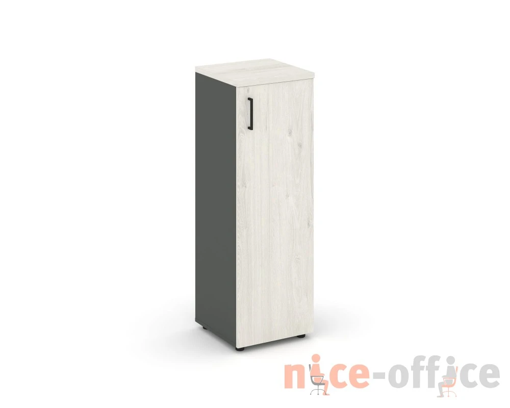 Шкаф средний узкий правый закрытый 400x400x1203 Стайл Проджект / Style Project