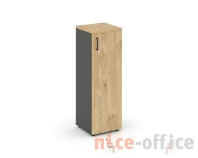 Шкаф средний узкий правый закрытый 400x400x1203 Стайл Проджект / Style Project images
