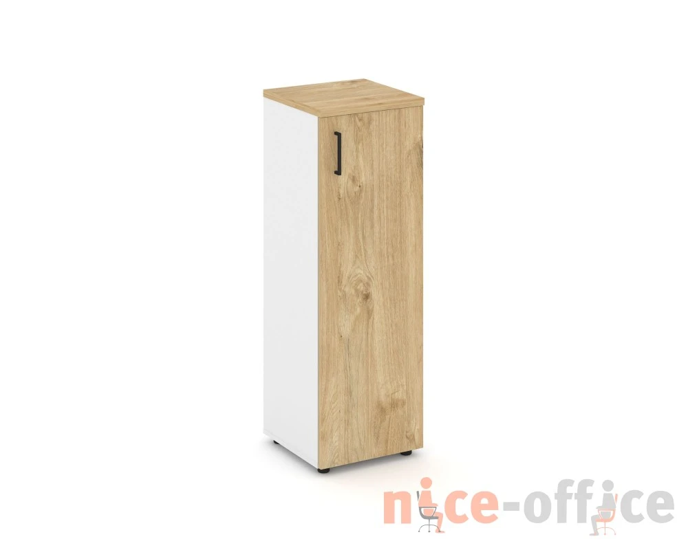Шкаф средний узкий правый закрытый 400x400x1203 Стайл Проджект / Style Project