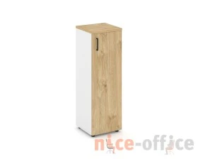 Шкаф средний узкий правый закрытый 400x400x1203 Стайл Проджект / Style Project images