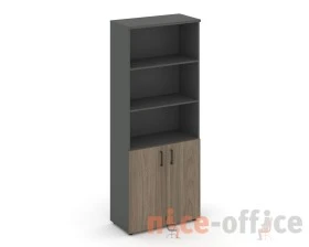 Шкаф высокий широкий полузакрытый 796x400x1982 зад. стенка HDF Стайл Проджект / Style Project images