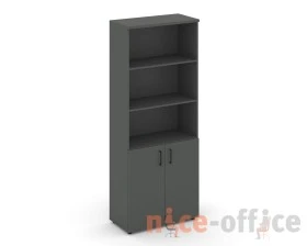 Шкаф высокий широкий полузакрытый 796x400x1982 зад. стенка HDF Стайл Проджект / Style Project images