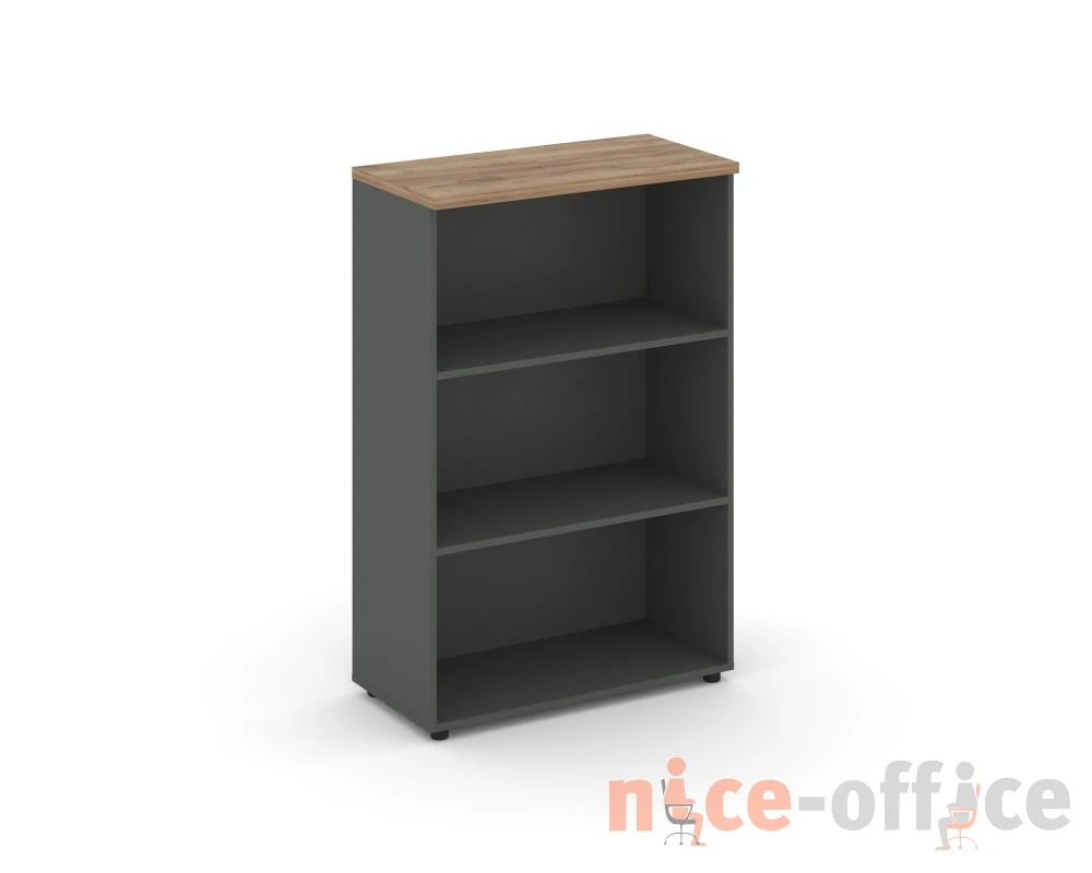 Стеллаж средний широкий 796x400x1203 зад. стенка HDF Стайл Проджект / Style Project