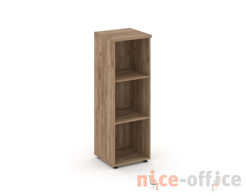 Стеллаж средний узкий 400x400x1203 зад. стенка HDF Стайл Проджект / Style Project