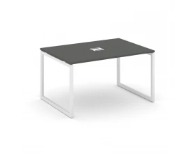 Стол переговорный на О-образном каркасе 40 мм с лючком 980x980x750 Style Project images