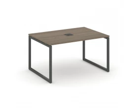 Стол переговорный на О-образном каркасе 40 мм с лючком 980x980x750 Style Project images