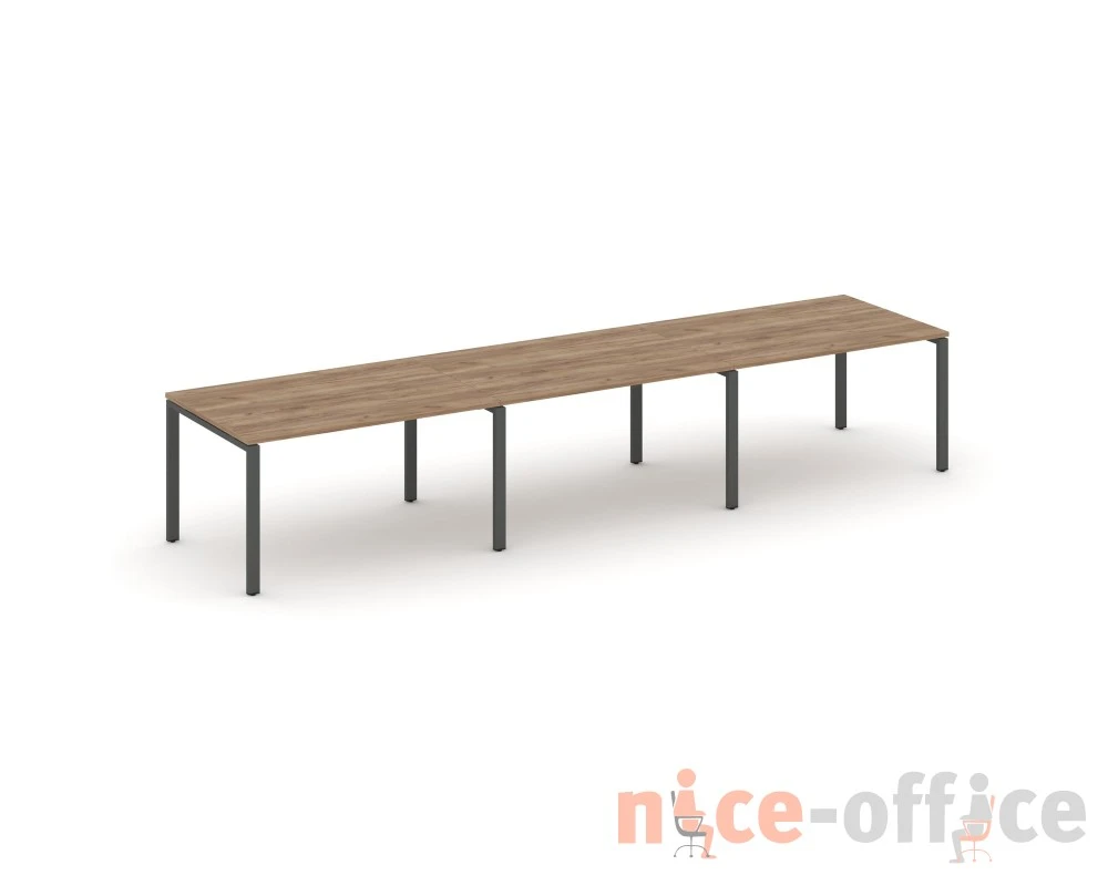 Стол переговорный на П-образном каркасе 60 мм 2940x980x750 Стайл Проджект / Style Project