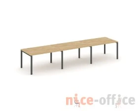 Стол переговорный на П-образном каркасе 60 мм 2940x980x750 Стайл Проджект / Style Project images