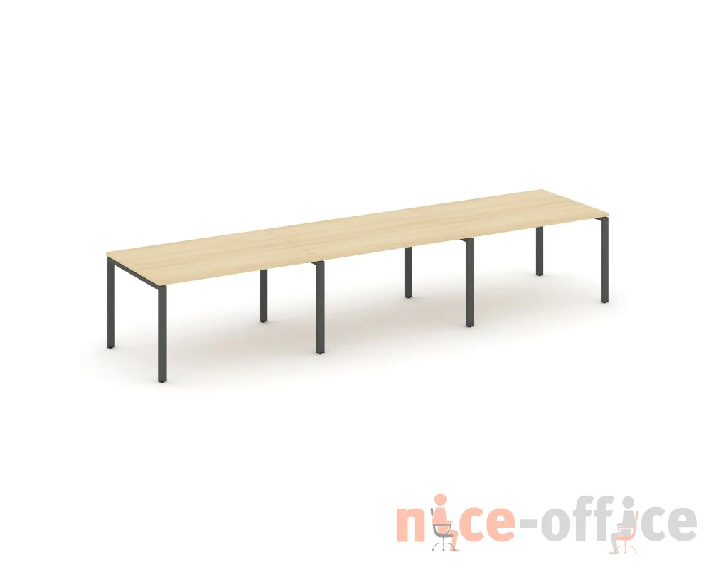 Стол переговорный на П-образном каркасе 60 мм 2940x980x750 Стайл Проджект / Style Project