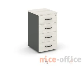 Тумба опорная/приставная с ящиками 416x460x750 Стайл Проджект / Style Project images