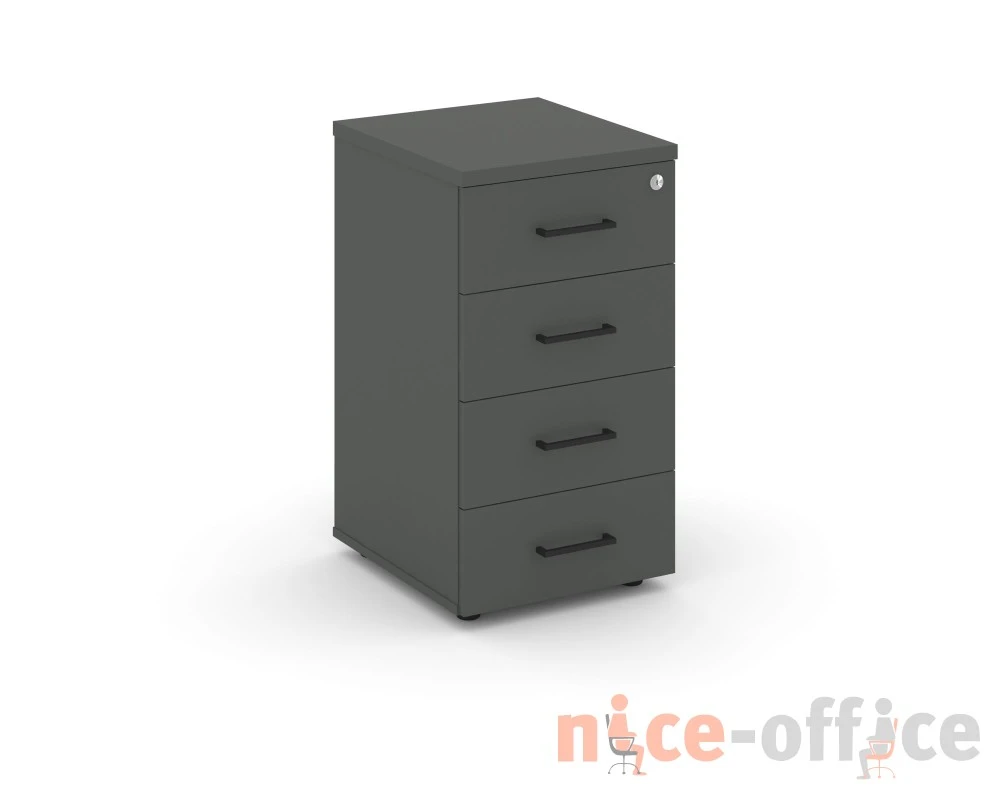 Тумба опорная/приставная с ящиками 416x460x750 Стайл Проджект / Style Project