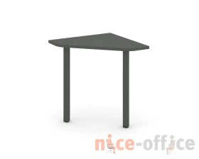 Угловой элемент перег. стола на П-образном каркасе 50 мм 600x600x750 Стайл Проджект / Style Project images